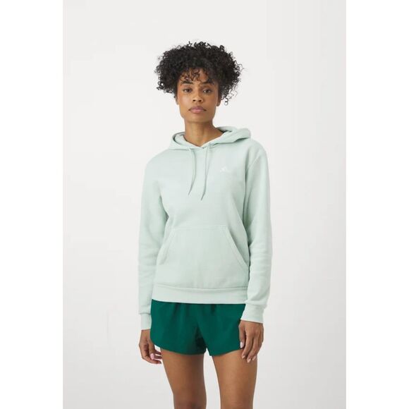 NWT Adidas Women's Essentials Small Logo Feel Cozy Hoodie in Mint Green Size M - Picture 5 of 16